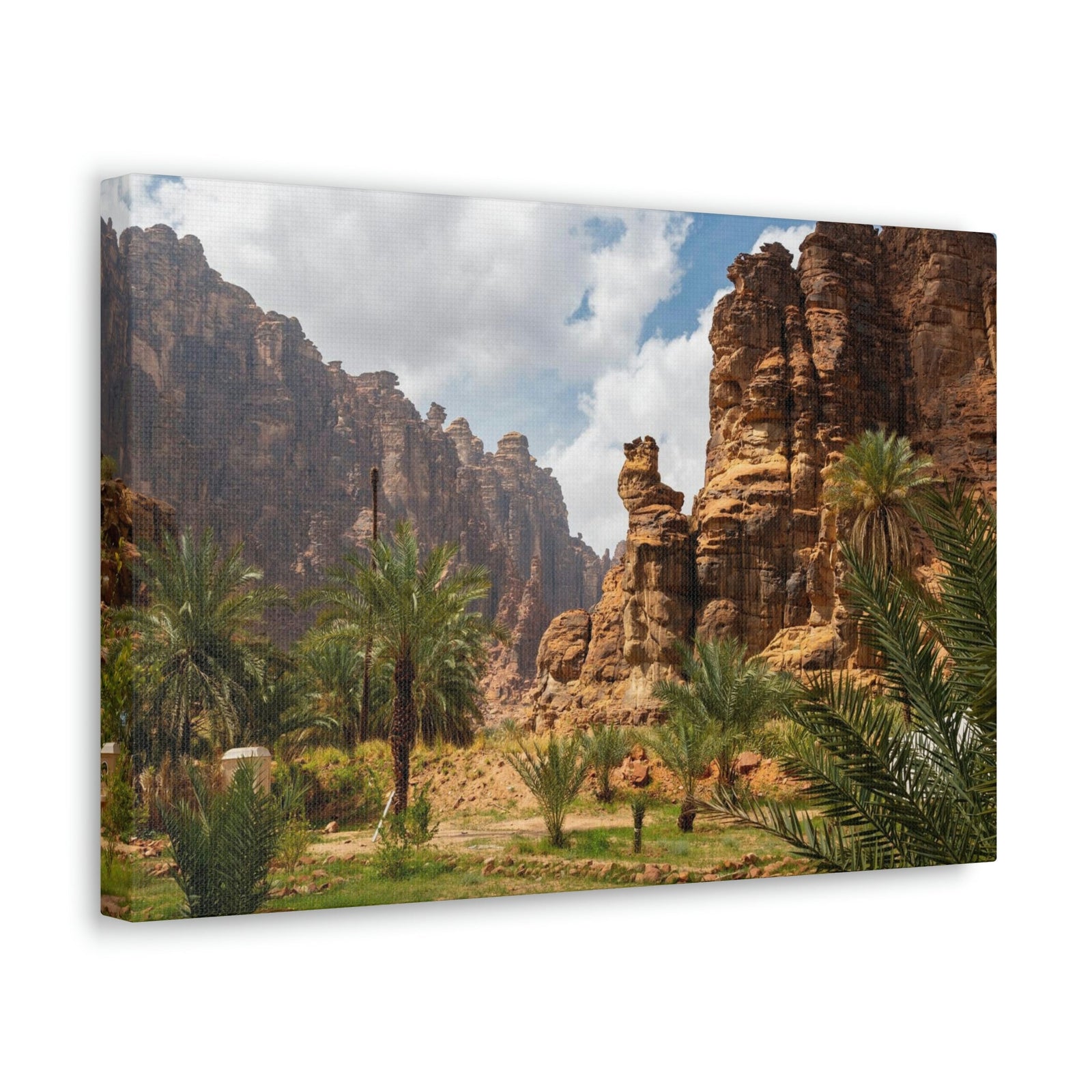 Incredible Valley View Scene Beautiful Breathtaking and Astonishing Beauty Nature Scene Big Rocks and Trees Wall Art Ready to Hang Unframed-Express Your Love Gifts
