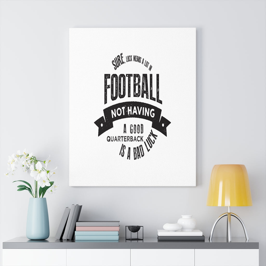 Scripture Walls Inspirational Wall Art A Good Quarterback Wall Art Motivation Wall Decor for Home Office Gym Inspiring Success Quote Print Ready to Hang Unframed-Express Your Love Gifts