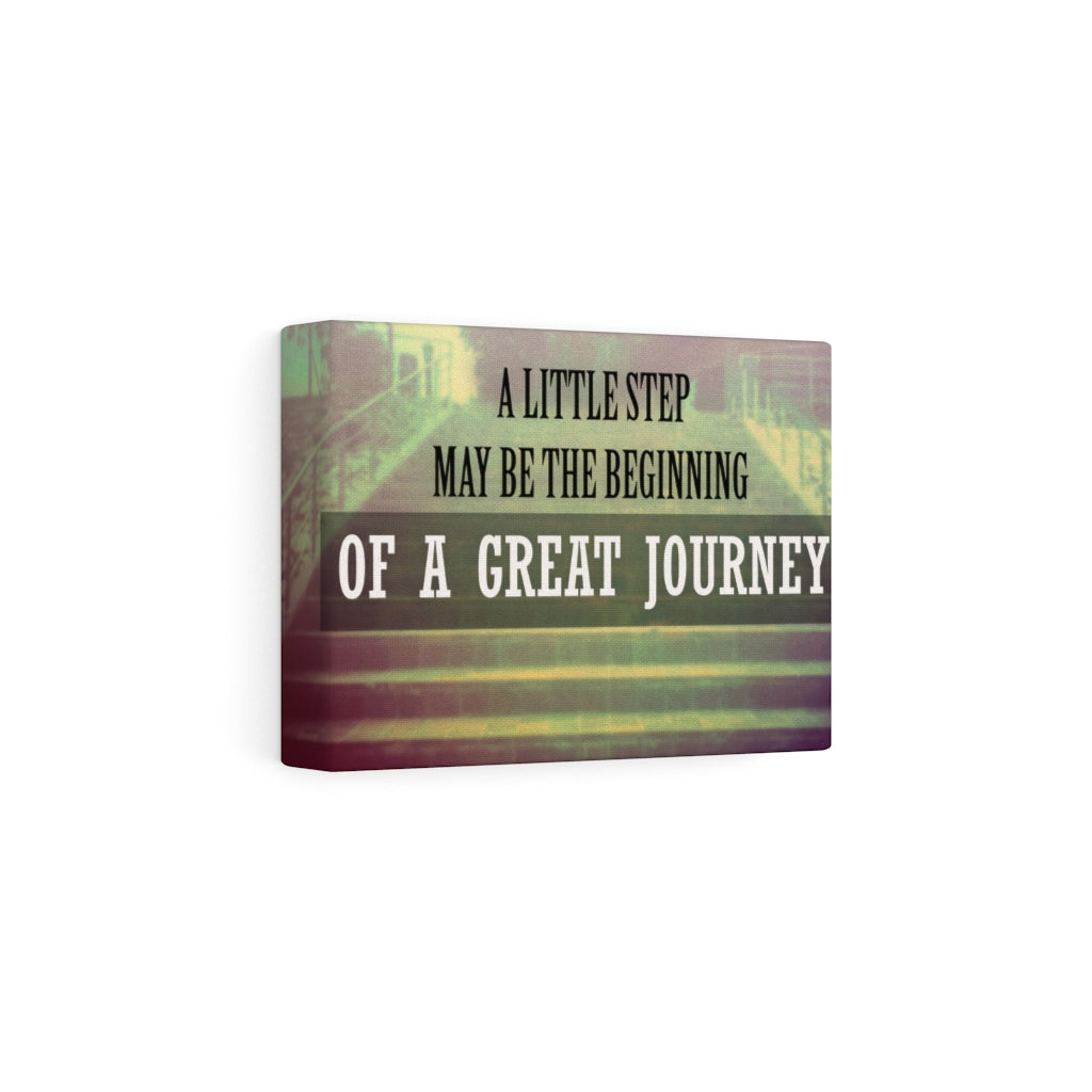 Scripture Walls Inspirational Wall Art A Great Journey Wall Art Motivational Motto Inspiring Prints Artwork Decor Ready to Hang Unframed-Express Your Love Gifts