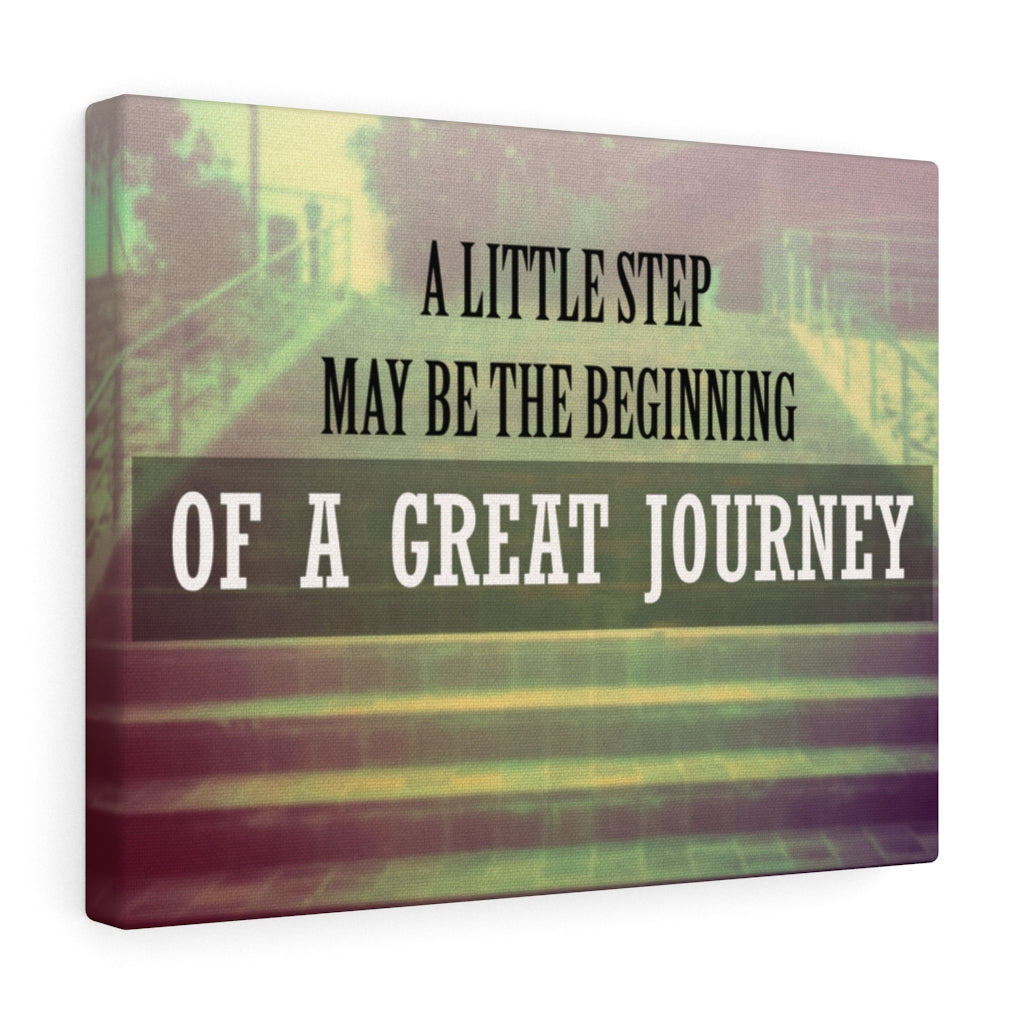 Scripture Walls Inspirational Wall Art A Great Journey Wall Art Motivational Motto Inspiring Prints Artwork Decor Ready to Hang Unframed-Express Your Love Gifts