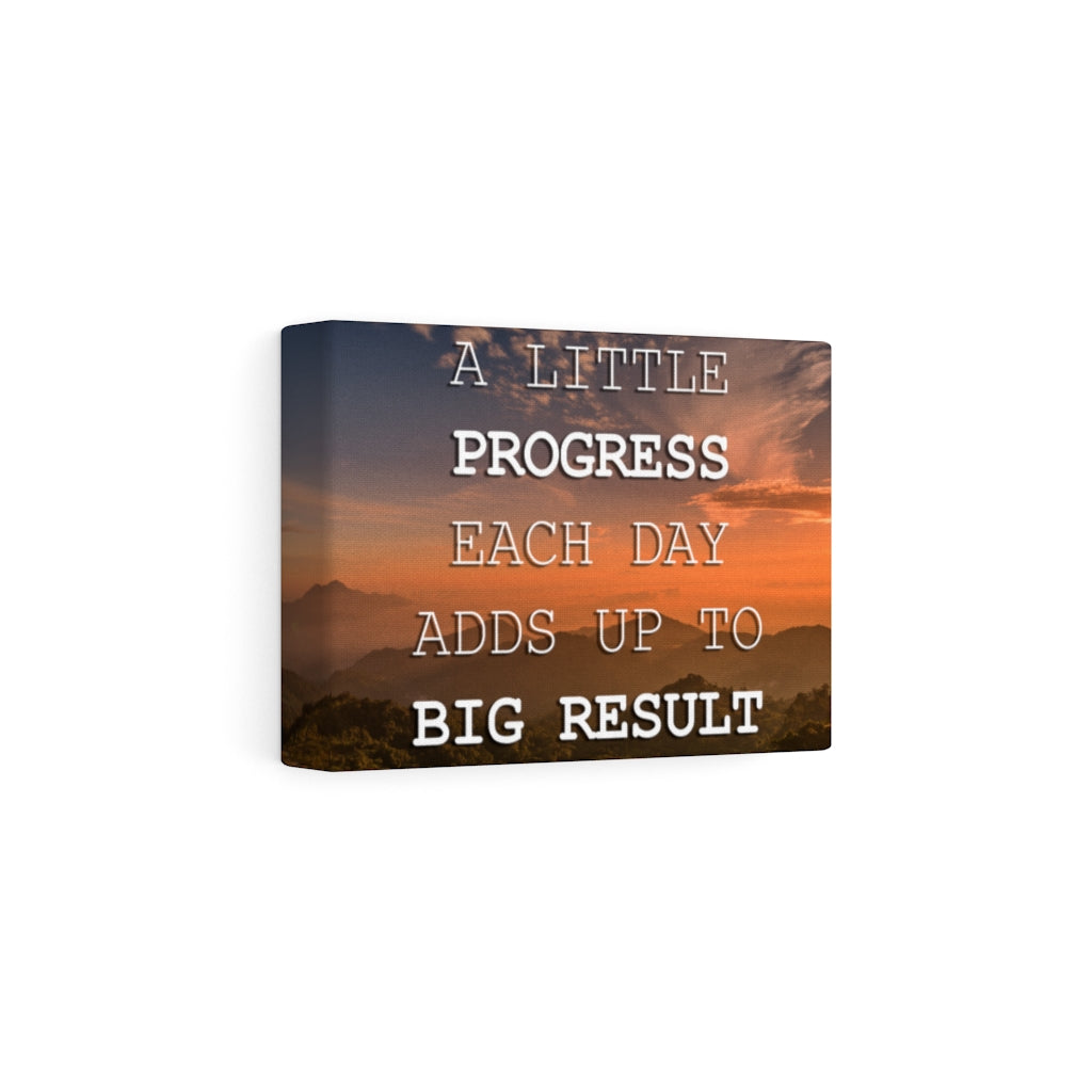 Scripture Walls Inspirational Wall Art A Little Progress Each Day Motivational Print Ready to Hang Artwork Unframed-Express Your Love Gifts