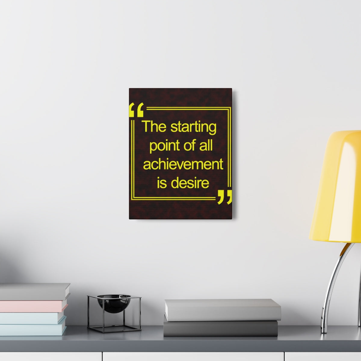Scripture Walls Inspirational Wall Art Achievement Is Desire Motivation Wall Decor for Home Office Gym Inspiring Success Quote Print Ready to Hang Unframed-Express Your Love Gifts