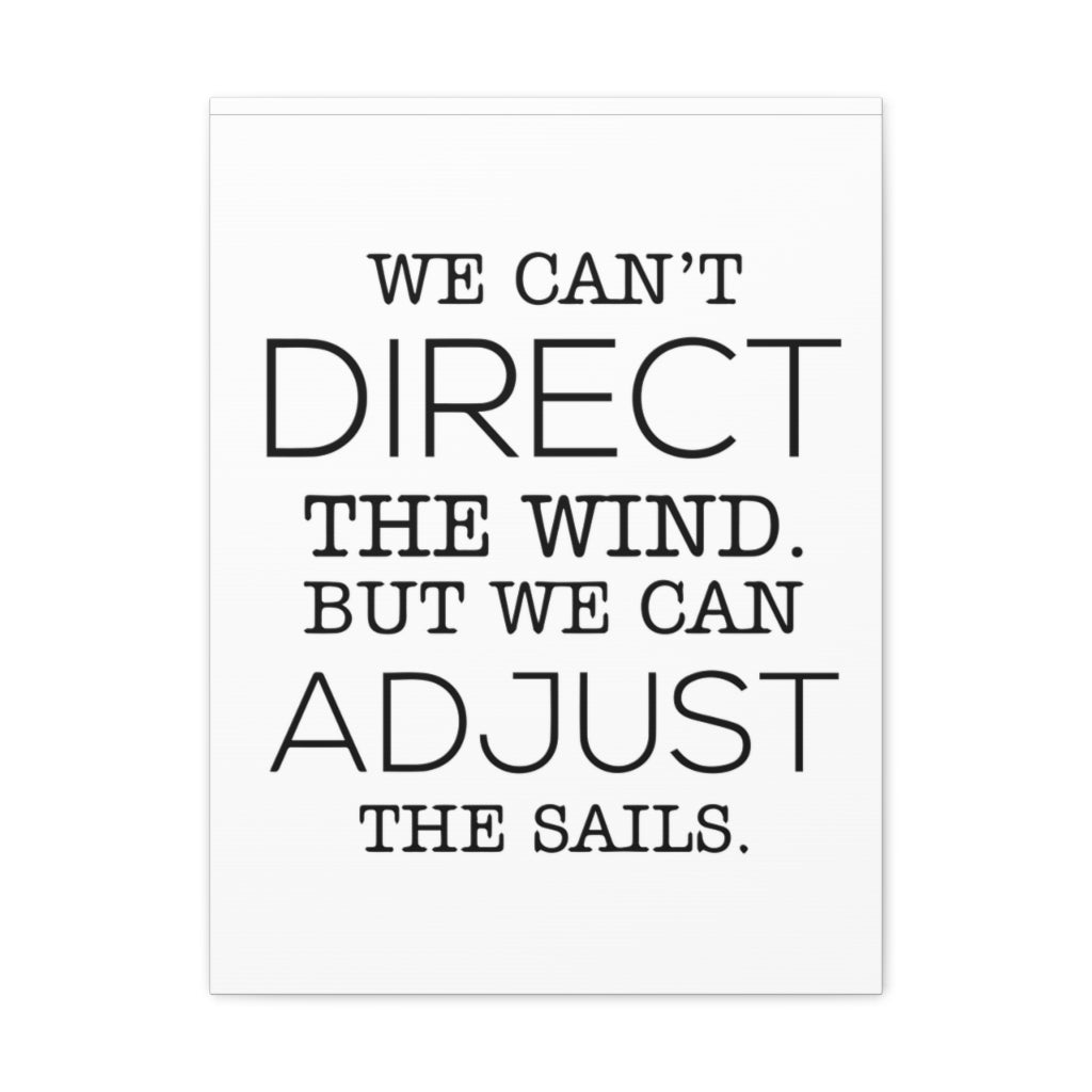 Scripture Walls Inspirational Wall Art Adjust The Sails Motivation Wall Decor for Home Office Gym Inspiring Success Quote Print Ready to Hang Unframed-Express Your Love Gifts