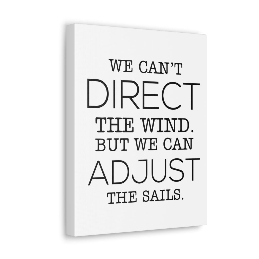 Scripture Walls Inspirational Wall Art Adjust The Sails Motivation Wall Decor for Home Office Gym Inspiring Success Quote Print Ready to Hang Unframed-Express Your Love Gifts