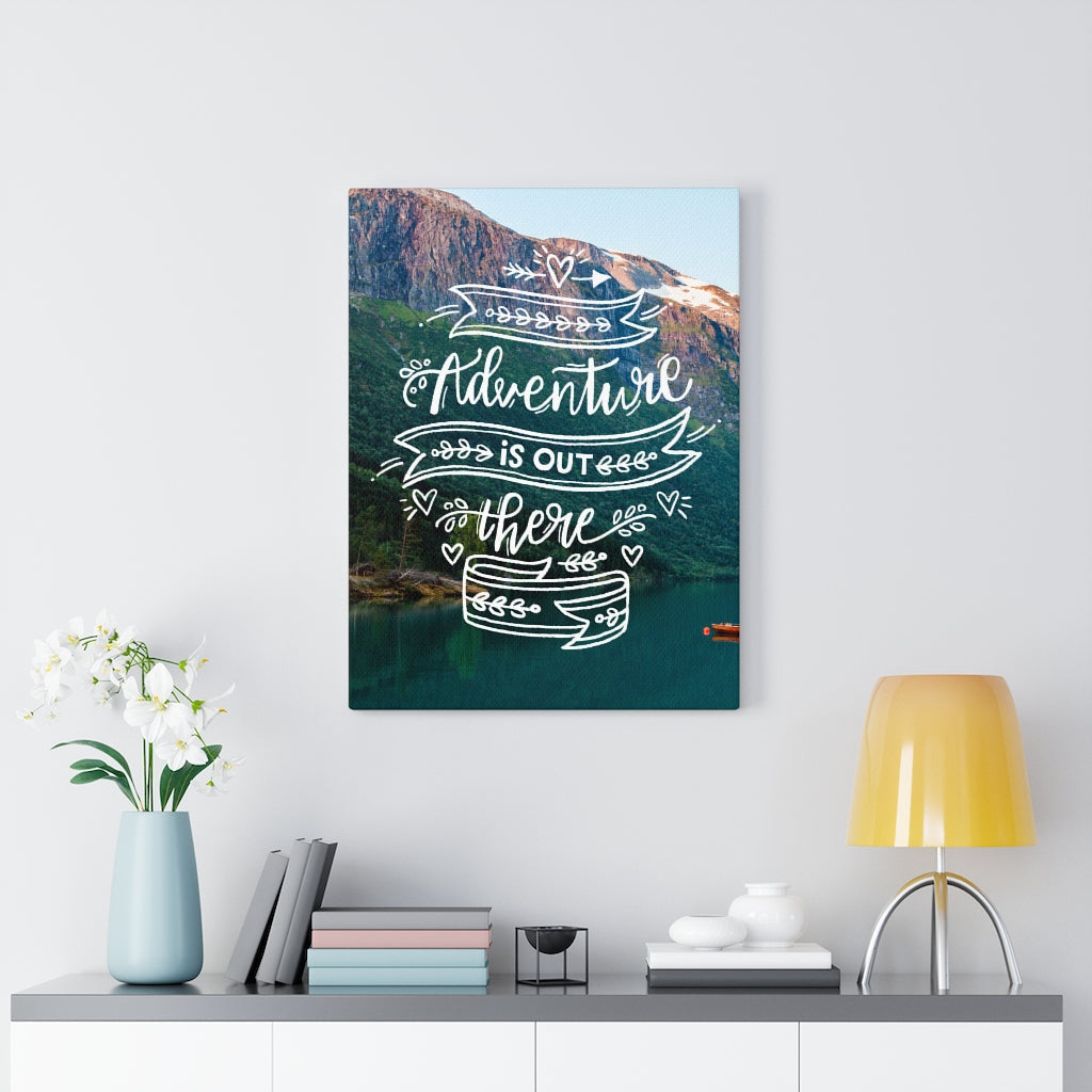 Scripture Walls Inspirational Wall Art Adventure Is Out There Wall Art Motivational Motto Inspiring Prints Artwork Decor Ready to Hang Unframed-Express Your Love Gifts