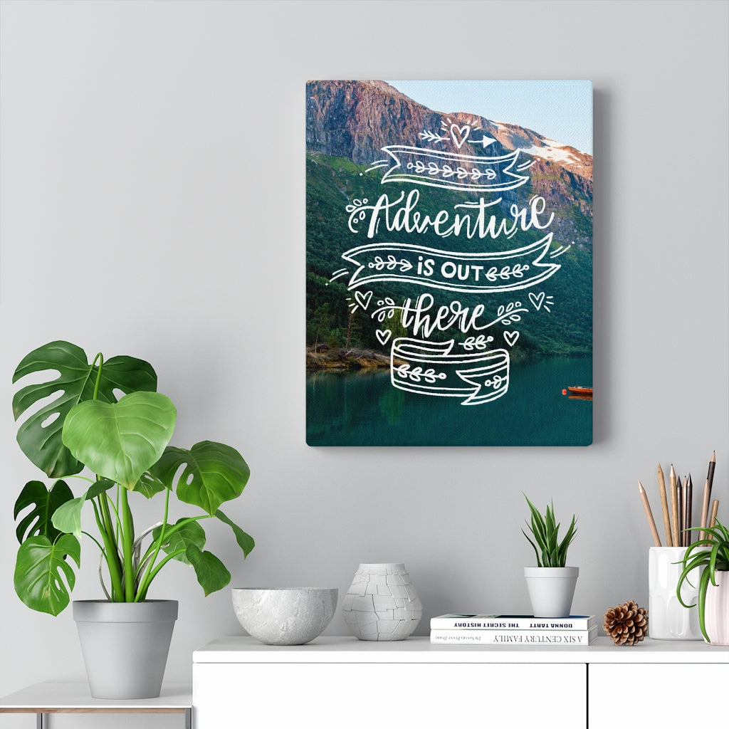 Scripture Walls Inspirational Wall Art Adventure Is Out There Wall Art Motivational Motto Inspiring Prints Artwork Decor Ready to Hang Unframed-Express Your Love Gifts
