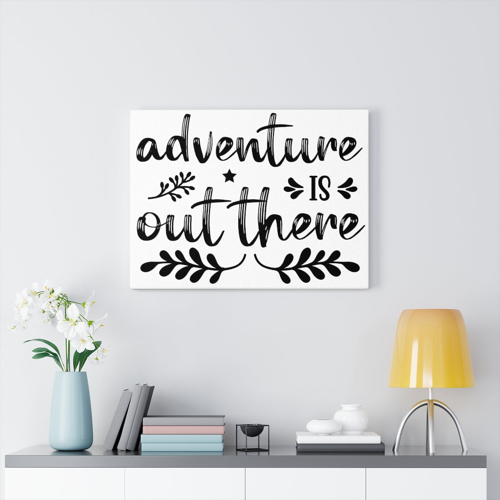 Scripture Walls Inspirational Wall Art Adventure Out There Plain Wall Art Motivation Wall Decor for Home Office Gym Inspiring Success Quote Print Ready to Hang Unframed-Express Your Love Gifts