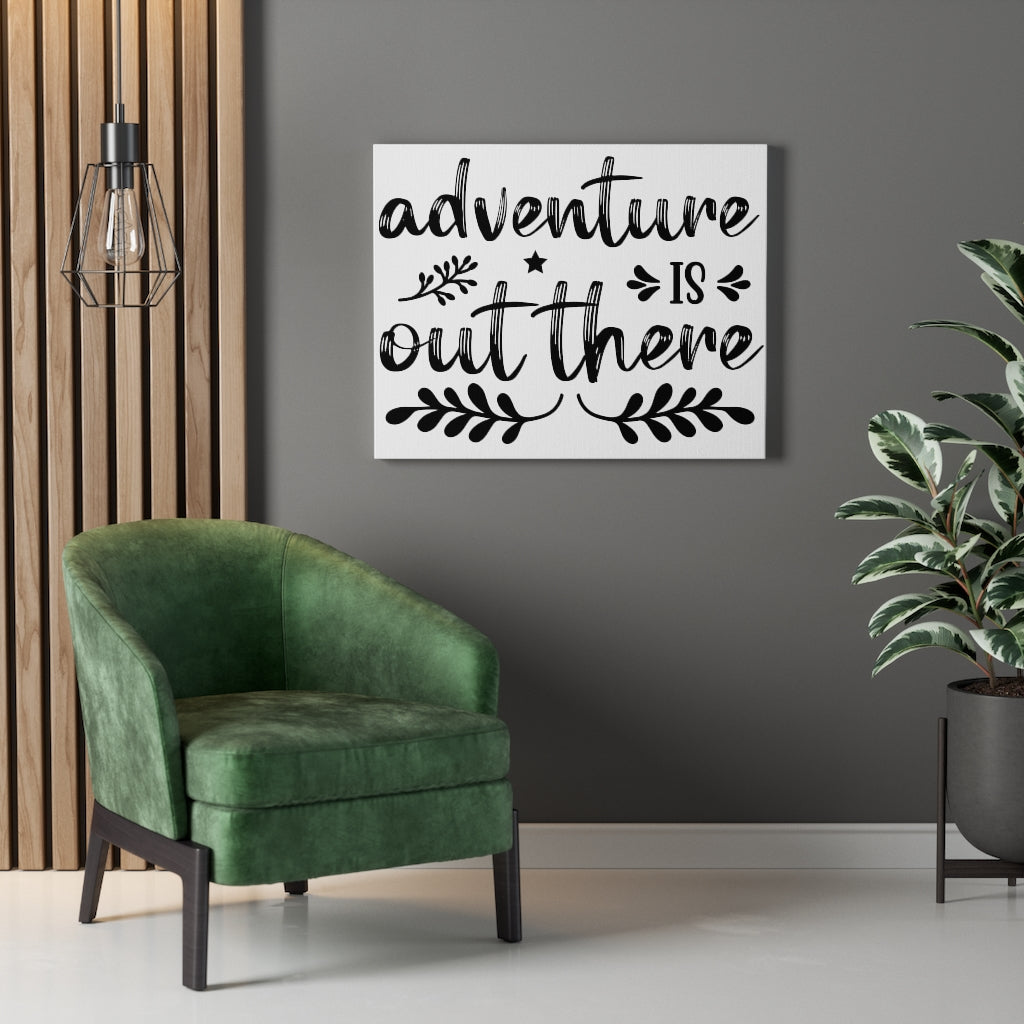 Scripture Walls Inspirational Wall Art Adventure Out There Plain Wall Art Motivation Wall Decor for Home Office Gym Inspiring Success Quote Print Ready to Hang Unframed-Express Your Love Gifts