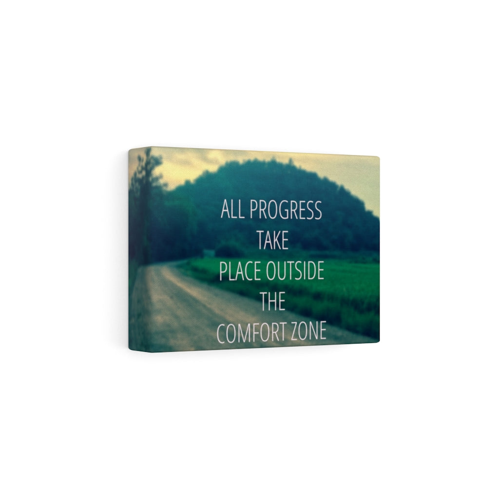 Scripture Walls Inspirational Wall Art All Progress Take Place Motivational Print Ready to Hang Artwork Unframed-Express Your Love Gifts