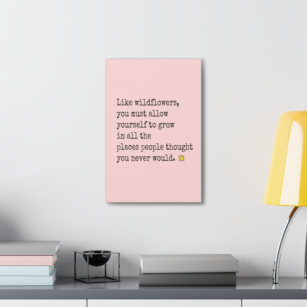 Scripture Walls Inspirational Wall Art Allow Yourself To Grow Motivation Wall Decor for Home Office Gym Inspiring Success Quote Print Ready to Hang Unframed-Express Your Love Gifts