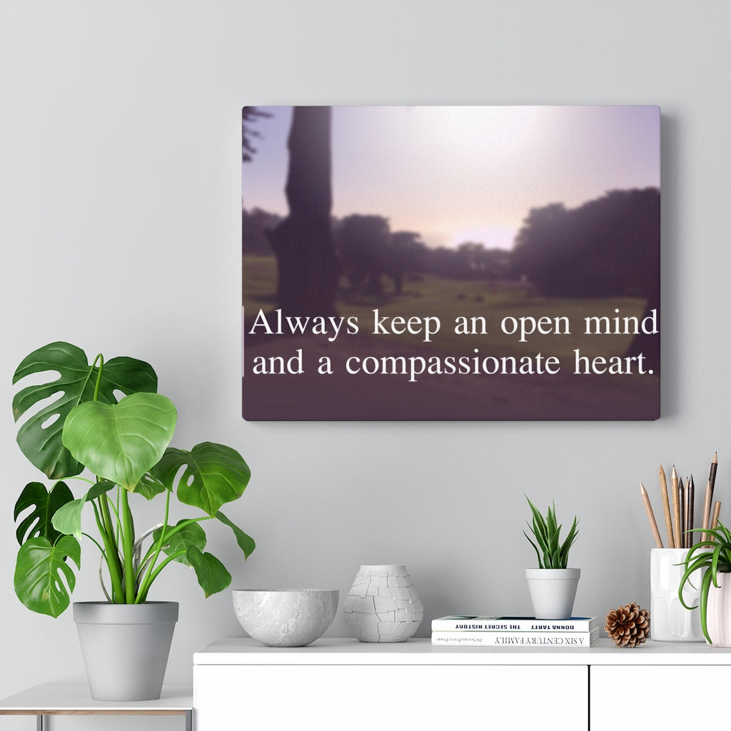 Scripture Walls Inspirational Wall Art Always Keep Open Mind Motivational Print Ready to Hang Artwork Unframed-Express Your Love Gifts