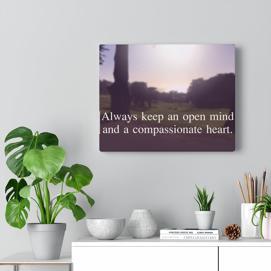 Scripture Walls Inspirational Wall Art Always Keep Open Mind Motivational Print Ready to Hang Artwork Unframed-Express Your Love Gifts