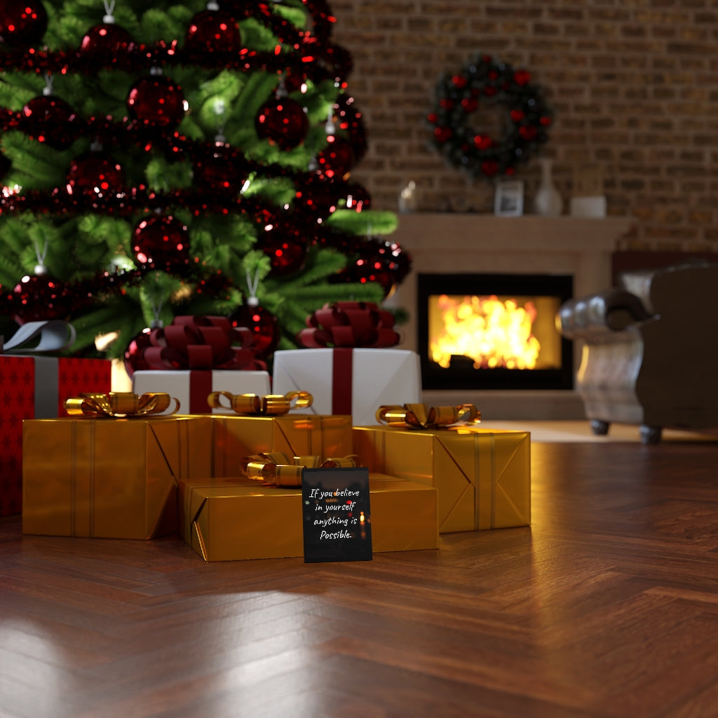 Scripture Walls Inspirational Wall Art Anything Is Possible Motivational Print Ready to Hang Artwork Unframed-Express Your Love Gifts