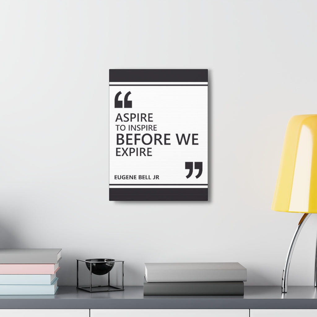 Scripture Walls Inspirational Wall Art Aspire To Inspire Motivation Wall Decor for Home Office Gym Inspiring Success Quote Print Ready to Hang Unframed-Express Your Love Gifts