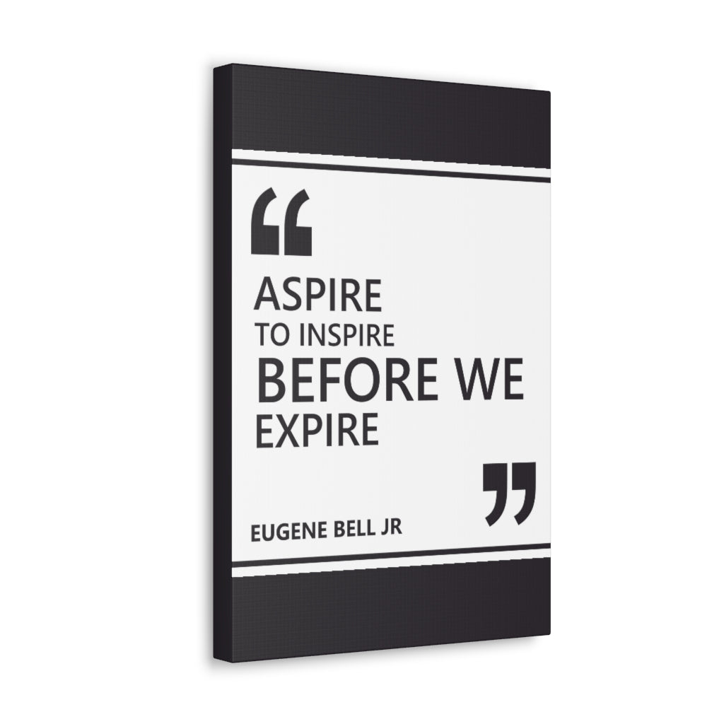Scripture Walls Inspirational Wall Art Aspire To Inspire Motivation Wall Decor for Home Office Gym Inspiring Success Quote Print Ready to Hang Unframed-Express Your Love Gifts
