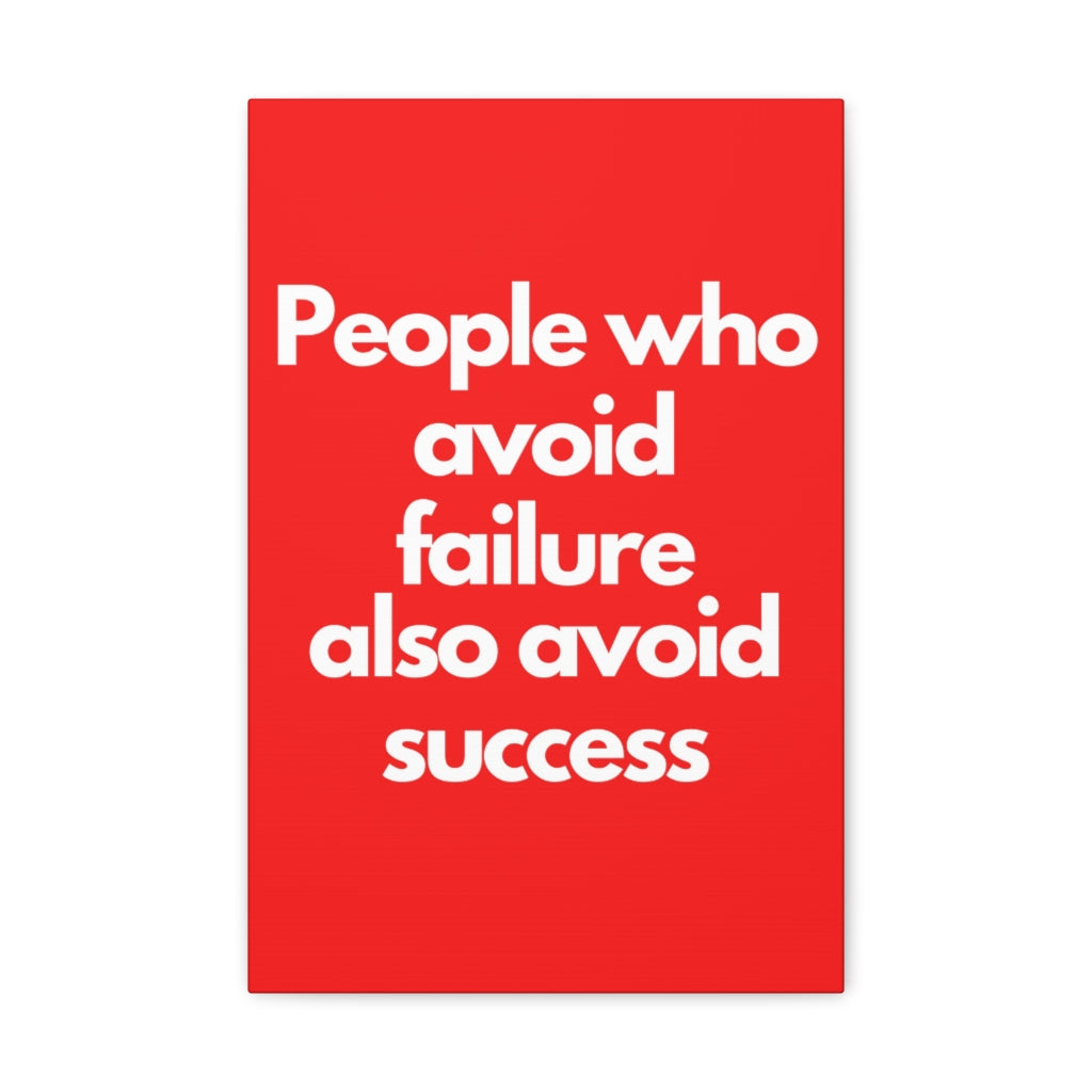 Scripture Walls Inspirational Wall Art Avoid Failure Avoid Success Motivation Wall Decor for Home Office Gym Inspiring Success Quote Print Ready to Hang Unframed-Express Your Love Gifts