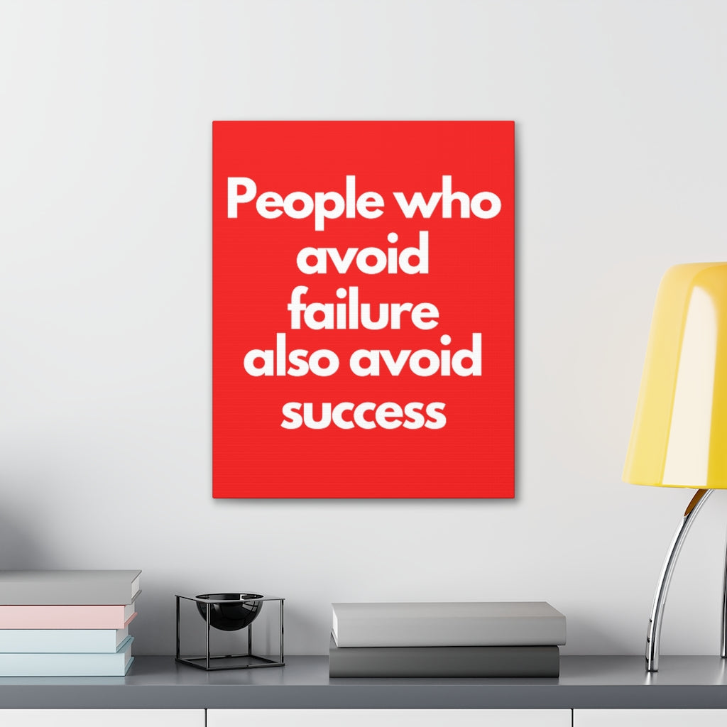 Scripture Walls Inspirational Wall Art Avoid Failure Avoid Success Motivation Wall Decor for Home Office Gym Inspiring Success Quote Print Ready to Hang Unframed-Express Your Love Gifts