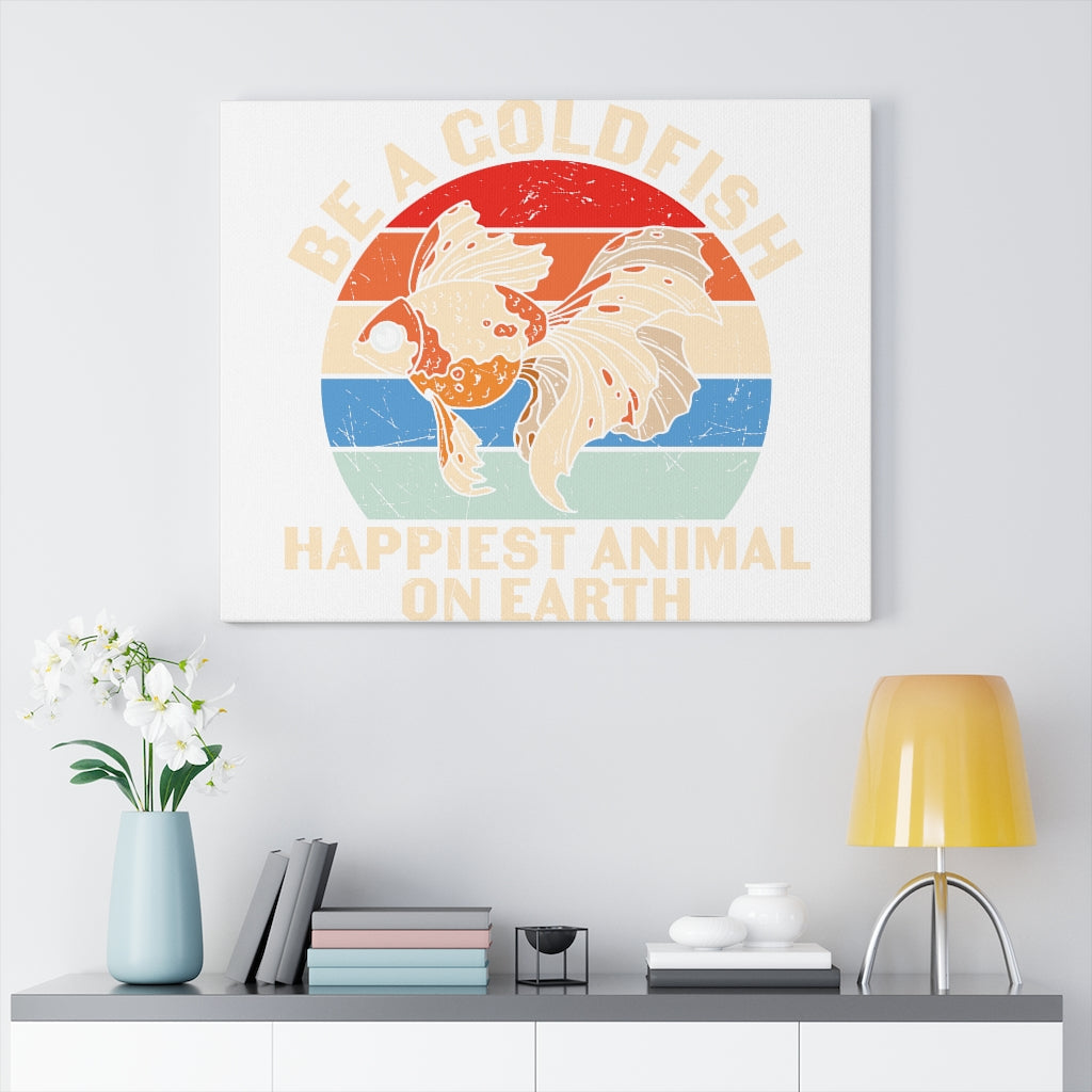 Scripture Walls Inspirational Wall Art Be A Goldfish Wall Art Motivation Wall Decor for Home Office Gym Inspiring Success Quote Print Ready to Hang Unframed-Express Your Love Gifts