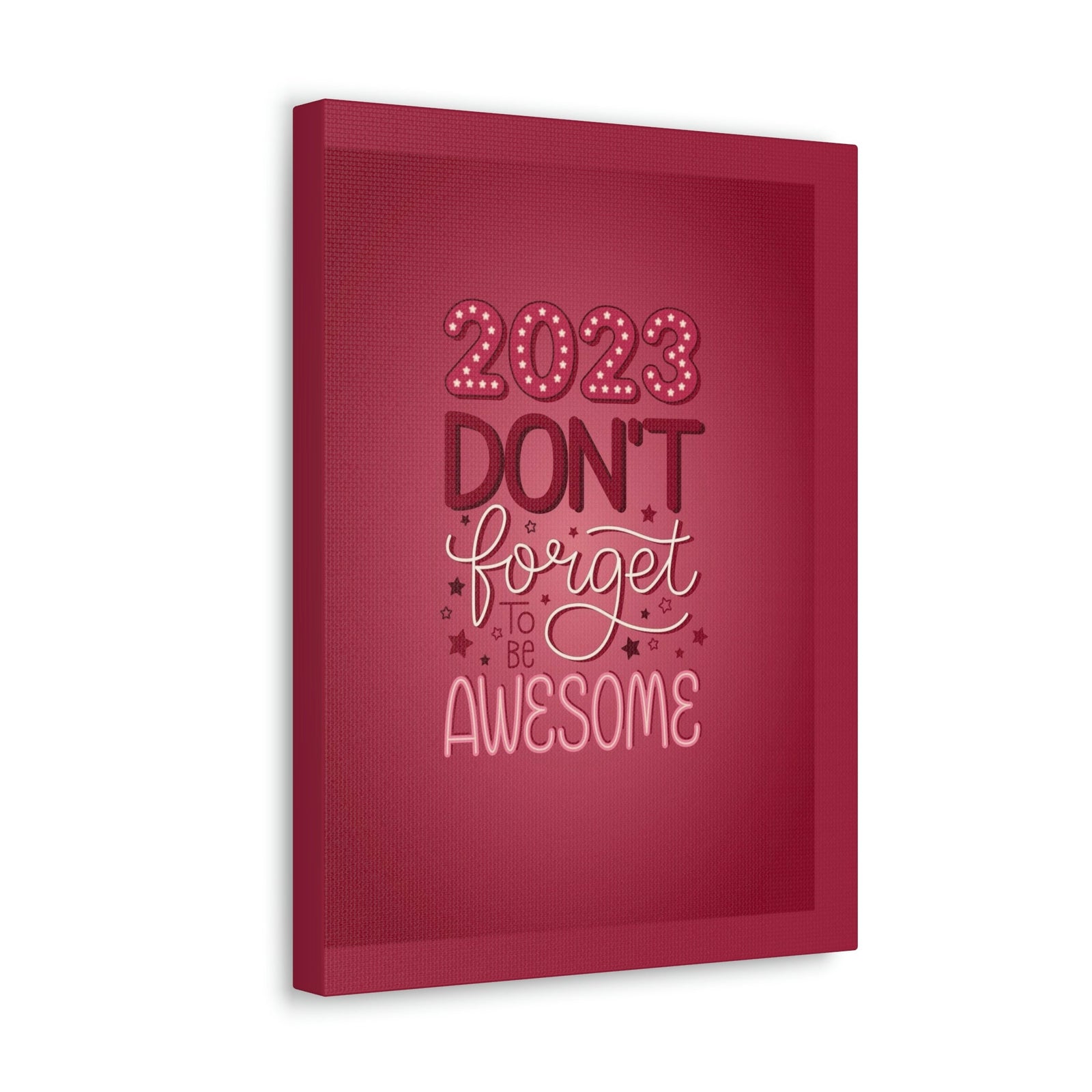 Scripture Walls Inspirational Wall Art Be Awesome 2023 Motivation Wall Decor for Home Office Gym Inspiring Success Quote Print Ready to Hang Unframed-Express Your Love Gifts