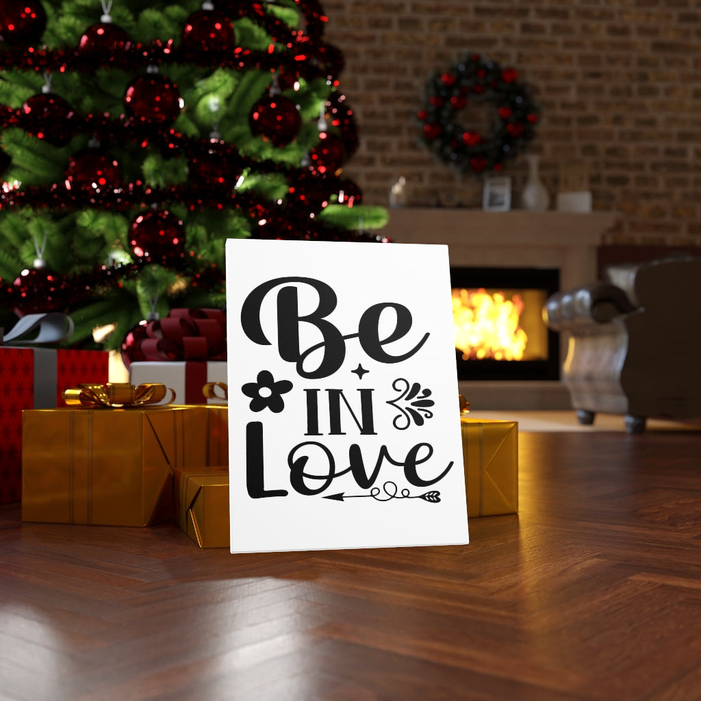 Scripture Walls Inspirational Wall Art Be In Love Wall Art Motivation Wall Decor for Home Office Gym Inspiring Success Quote Print Ready to Hang Unframed-Express Your Love Gifts