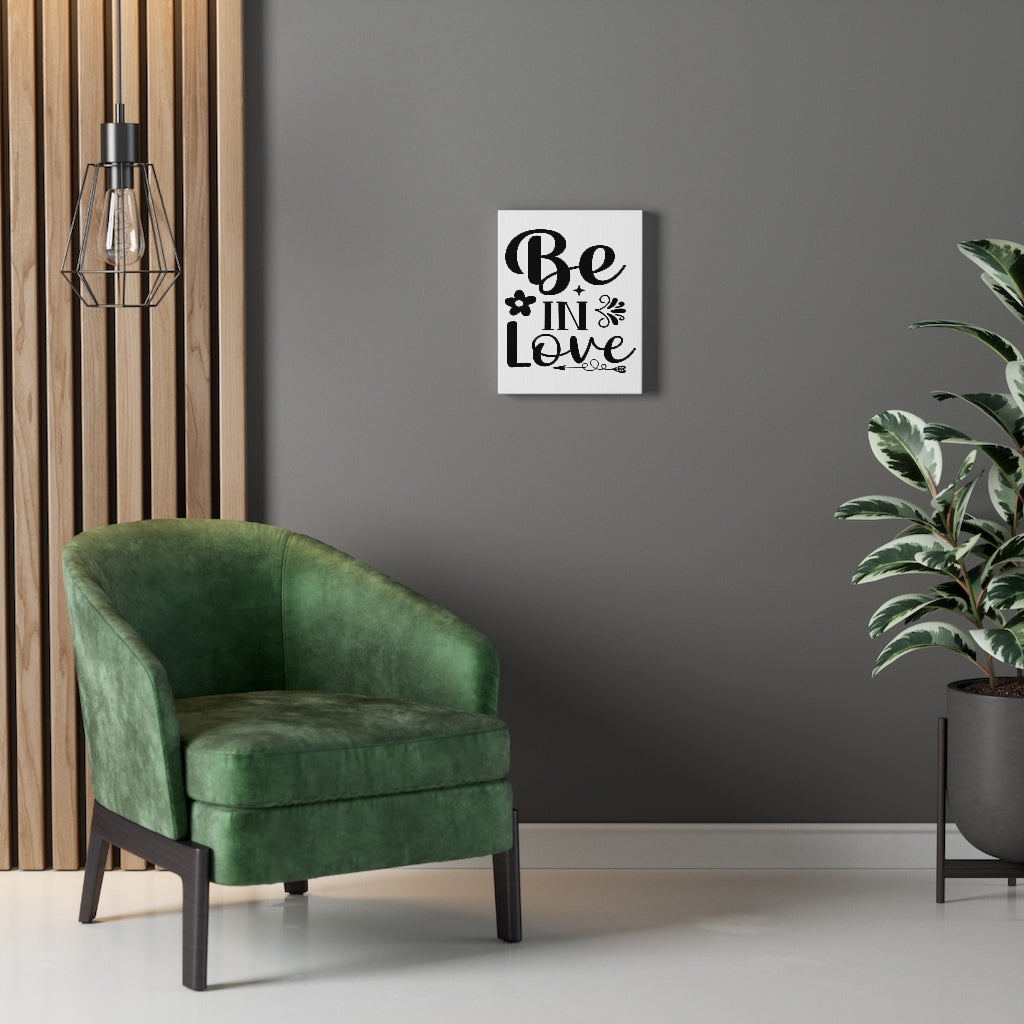Scripture Walls Inspirational Wall Art Be In Love Wall Art Motivation Wall Decor for Home Office Gym Inspiring Success Quote Print Ready to Hang Unframed-Express Your Love Gifts