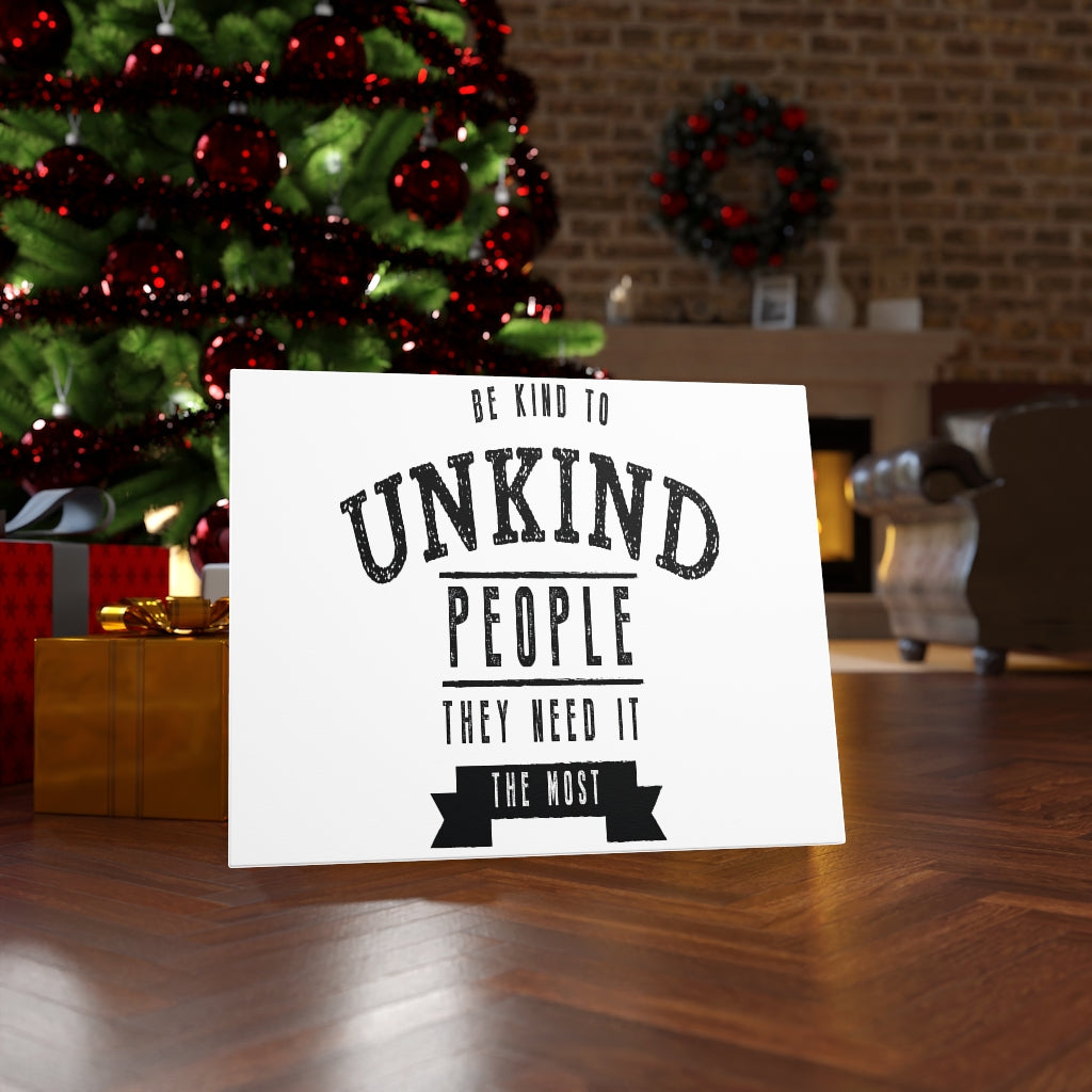 Scripture Walls Inspirational Wall Art Be Kind To Unkind People Wall Art Motivation Wall Decor for Home Office Gym Inspiring Success Quote Print Ready to Hang Unframed-Express Your Love Gifts