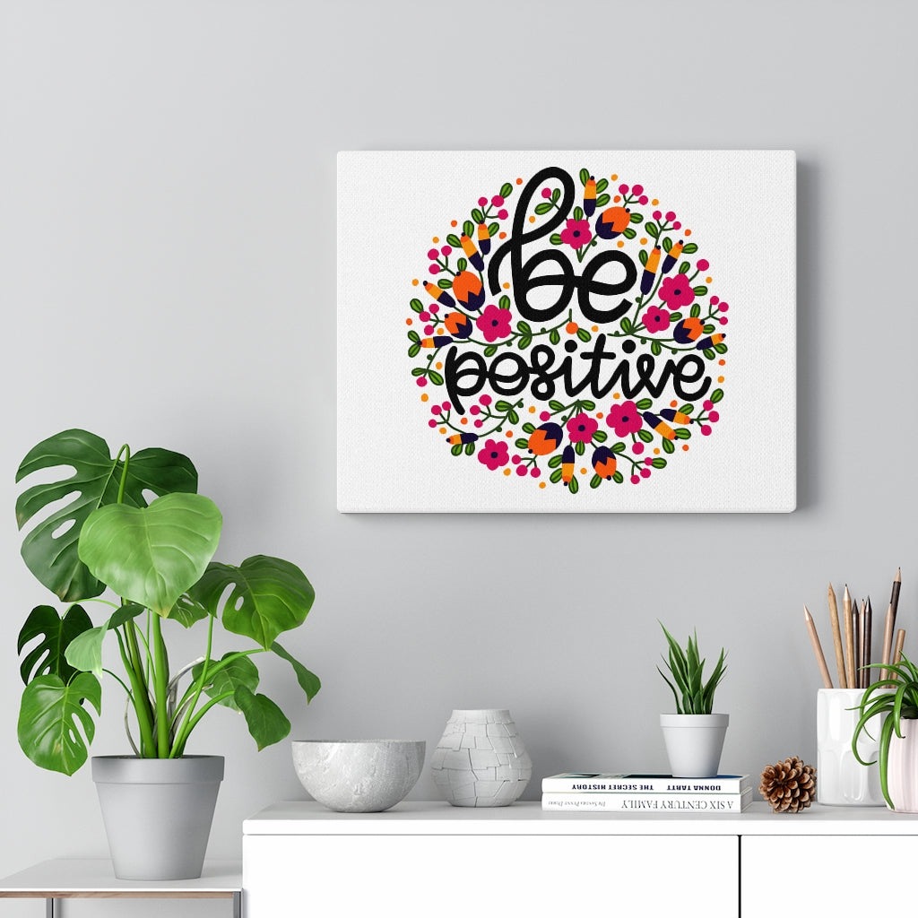 Scripture Walls Inspirational Wall Art Be Positive Wall Art Motivational Motto Inspiring Prints Artwork Decor Ready to Hang Unframed-Express Your Love Gifts