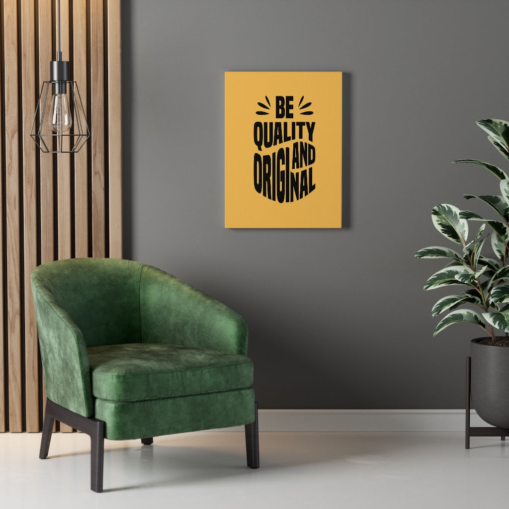 Scripture Walls Inspirational Wall Art Be Quality And Original Wall Art Motivation Wall Decor for Home Office Gym Inspiring Success Quote Print Ready to Hang Unframed-Express Your Love Gifts
