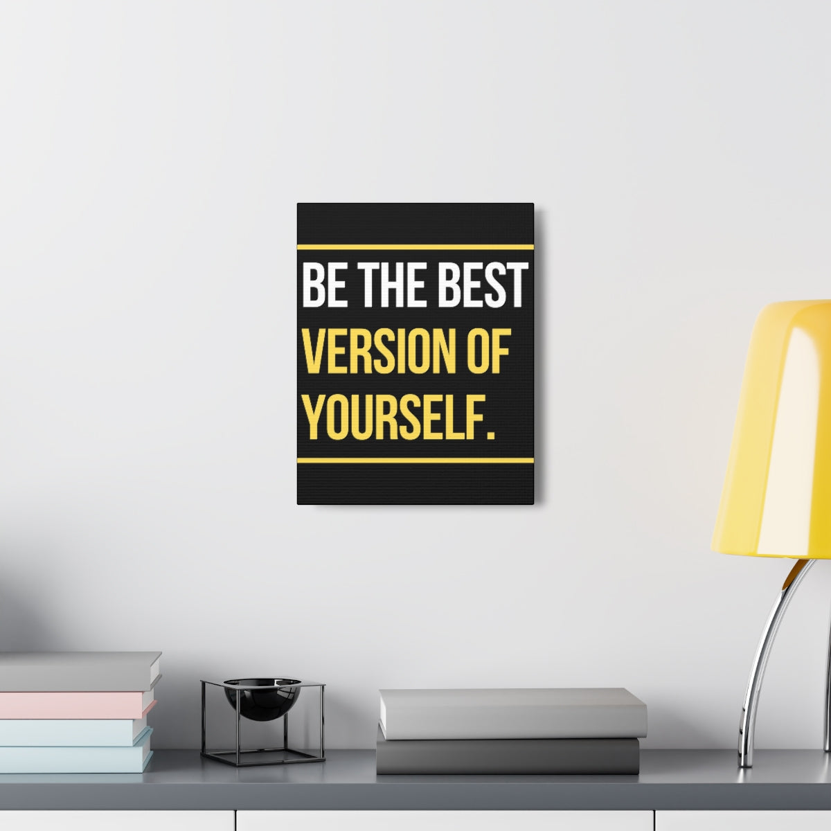 Scripture Walls Inspirational Wall Art Be The Best Version Of Yourself Motivation Wall Decor for Home Office Gym Inspiring Success Quote Print Ready to Hang Unframed-Express Your Love Gifts