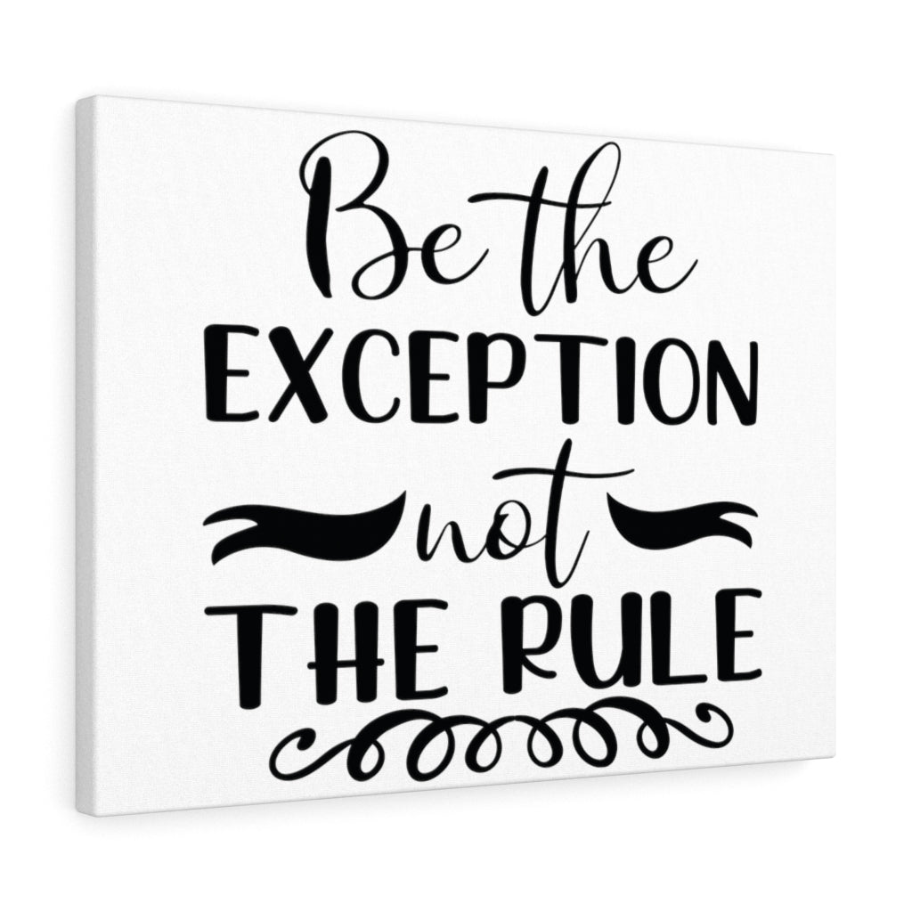 Scripture Walls Inspirational Wall Art Be The Exception Not The Rule Wall Art Motivation Wall Decor for Home Office Gym Inspiring Success Quote Print Ready to Hang Unframed-Express Your Love Gifts