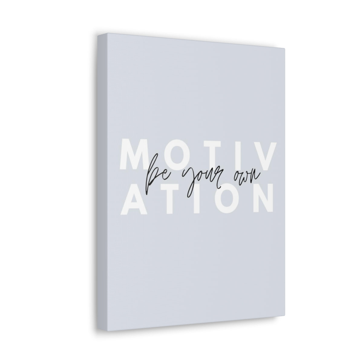 Scripture Walls Inspirational Wall Art Be Your Own Motivation Wall Decor for Home Office Gym Inspiring Success Quote Print Ready to Hang Unframed-Express Your Love Gifts