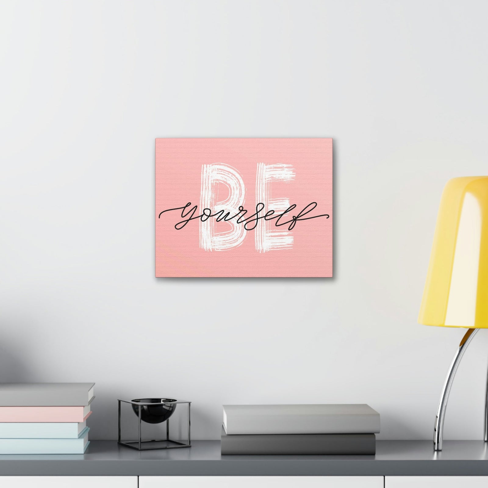 Scripture Walls Inspirational Wall Art Be Yourself Motivation Wall Decor for Home Office Gym Inspiring Success Quote Print Ready to Hang Unframed-Express Your Love Gifts