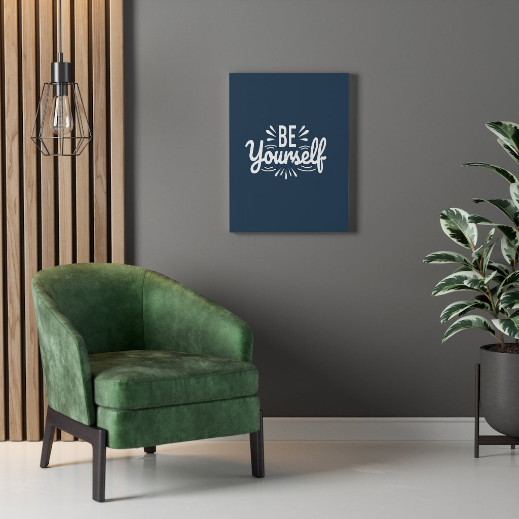 Scripture Walls Inspirational Wall Art Be Yourself Wall Art Motivation Wall Decor for Home Office Gym Inspiring Success Quote Print Ready to Hang Unframed-Express Your Love Gifts