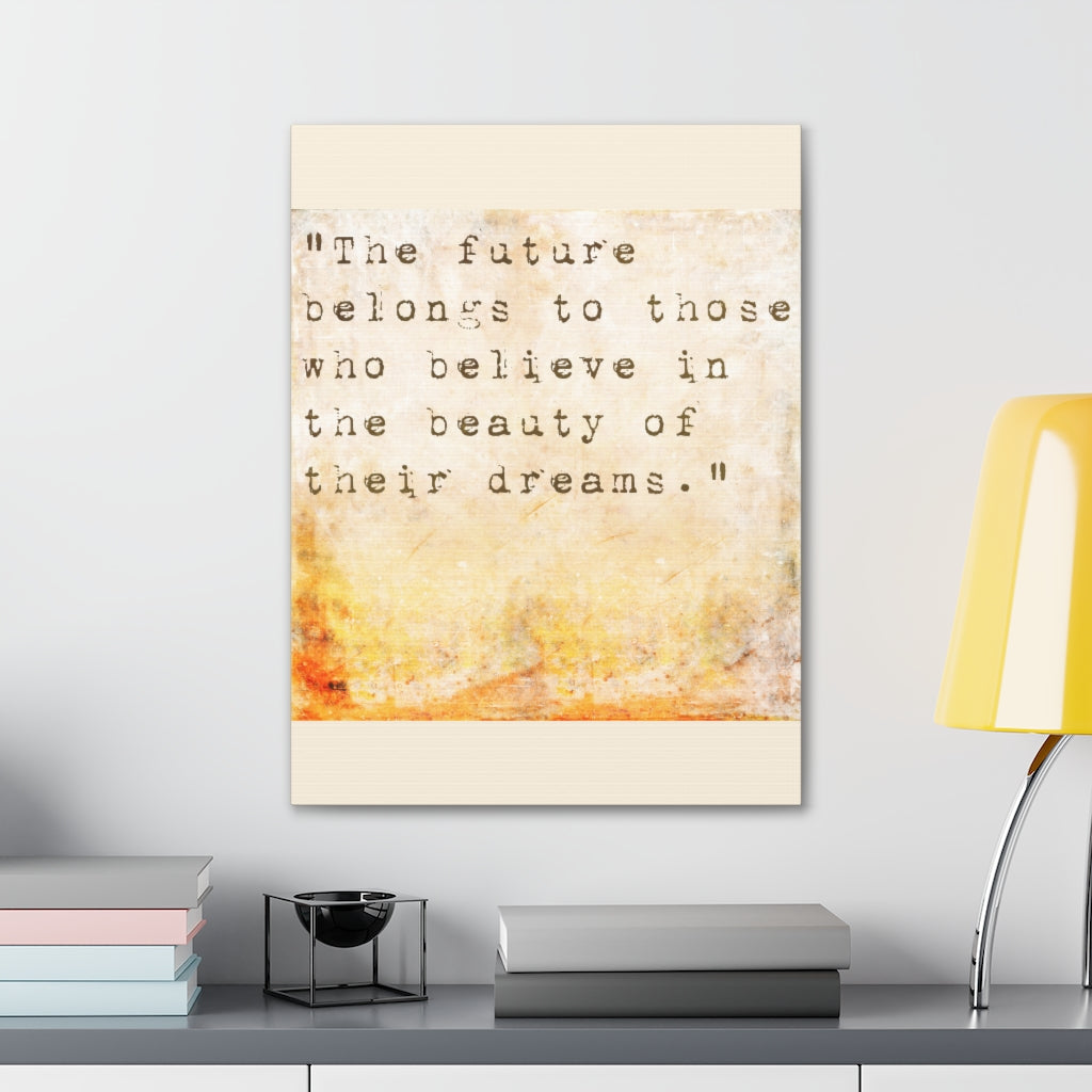 Scripture Walls Inspirational Wall Art Beauty Of Their Dreams Motivation Wall Decor for Home Office Gym Inspiring Success Quote Print Ready to Hang Unframed-Express Your Love Gifts