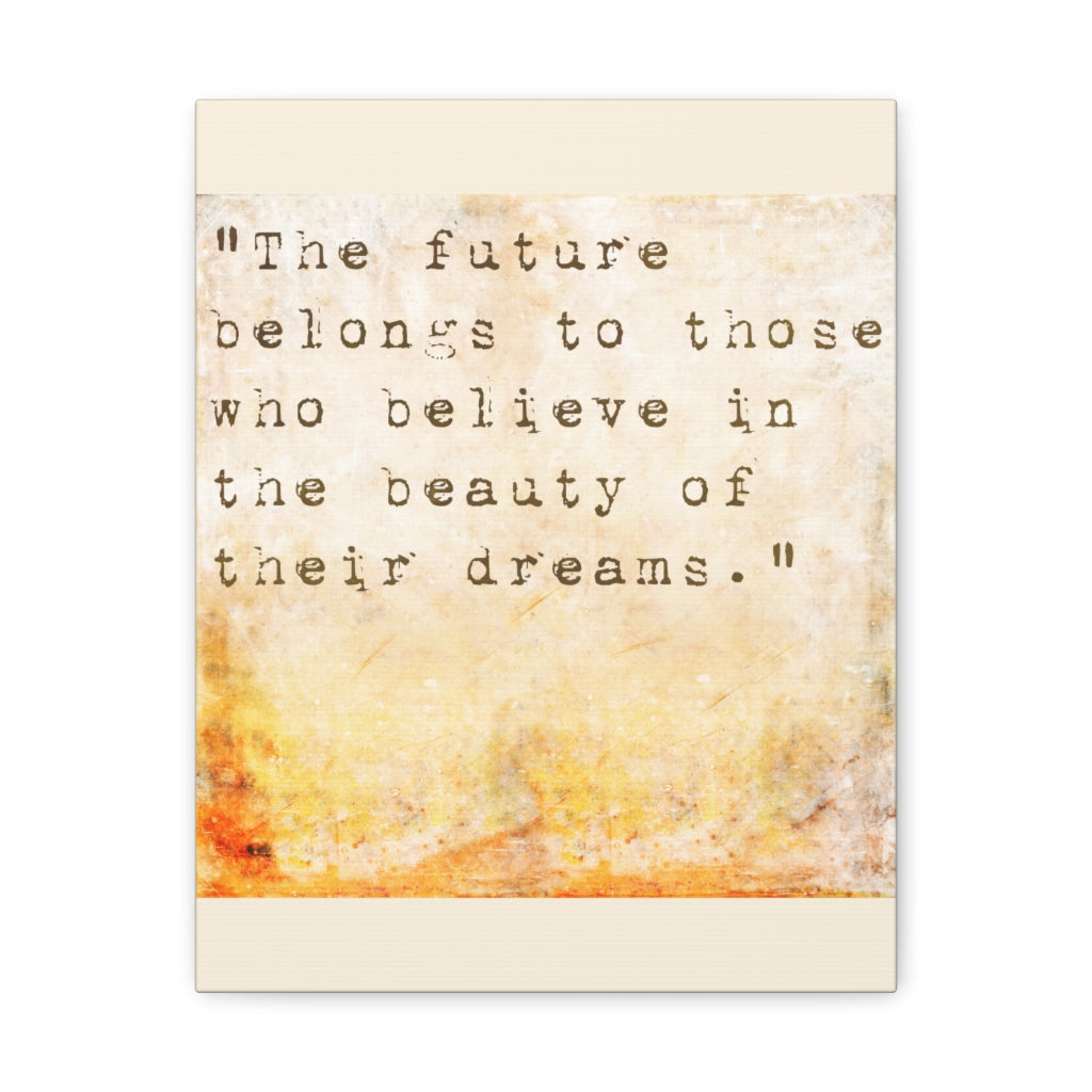 Scripture Walls Inspirational Wall Art Beauty Of Their Dreams Motivation Wall Decor for Home Office Gym Inspiring Success Quote Print Ready to Hang Unframed-Express Your Love Gifts
