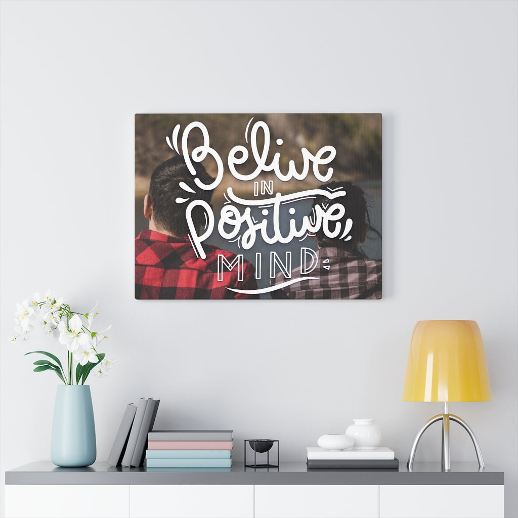 Scripture Walls Inspirational Wall Art Believe In Positive Mind Wall Art Motivational Motto Inspiring Prints Artwork Decor Ready to Hang Unframed-Express Your Love Gifts