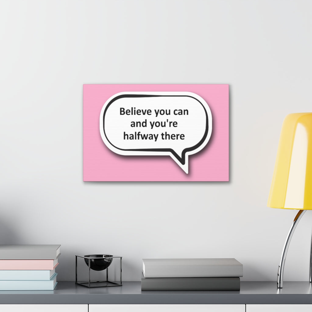 Scripture Walls Inspirational Wall Art Believe You Can Motivation Wall Decor for Home Office Gym Inspiring Success Quote Print Ready to Hang Unframed-Express Your Love Gifts