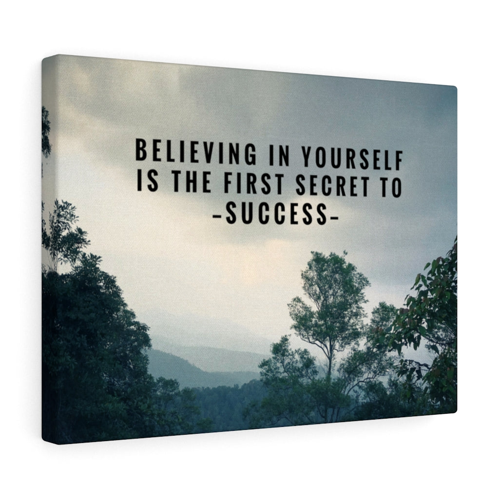 Scripture Walls Inspirational Wall Art Believing in Yourself Secret to Success Motivational Print Ready to Hang Artwork Unframed-Express Your Love Gifts
