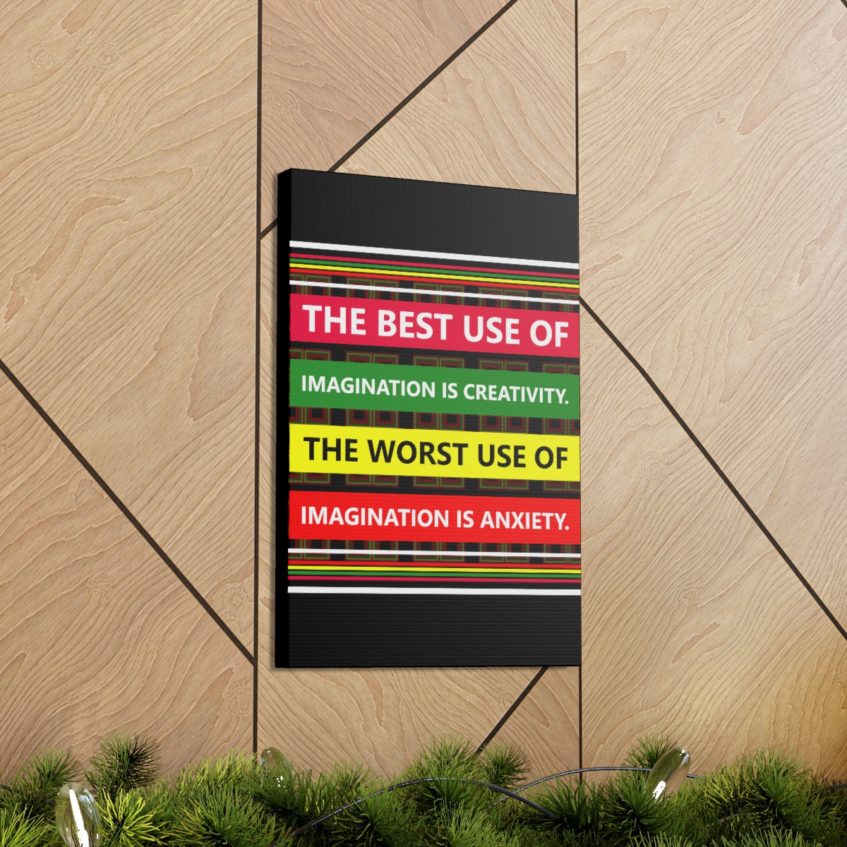 Scripture Walls Inspirational Wall Art Best Imagination Is Creativity Motivation Wall Decor for Home Office Gym Inspiring Success Quote Print Ready to Hang Unframed-Express Your Love Gifts