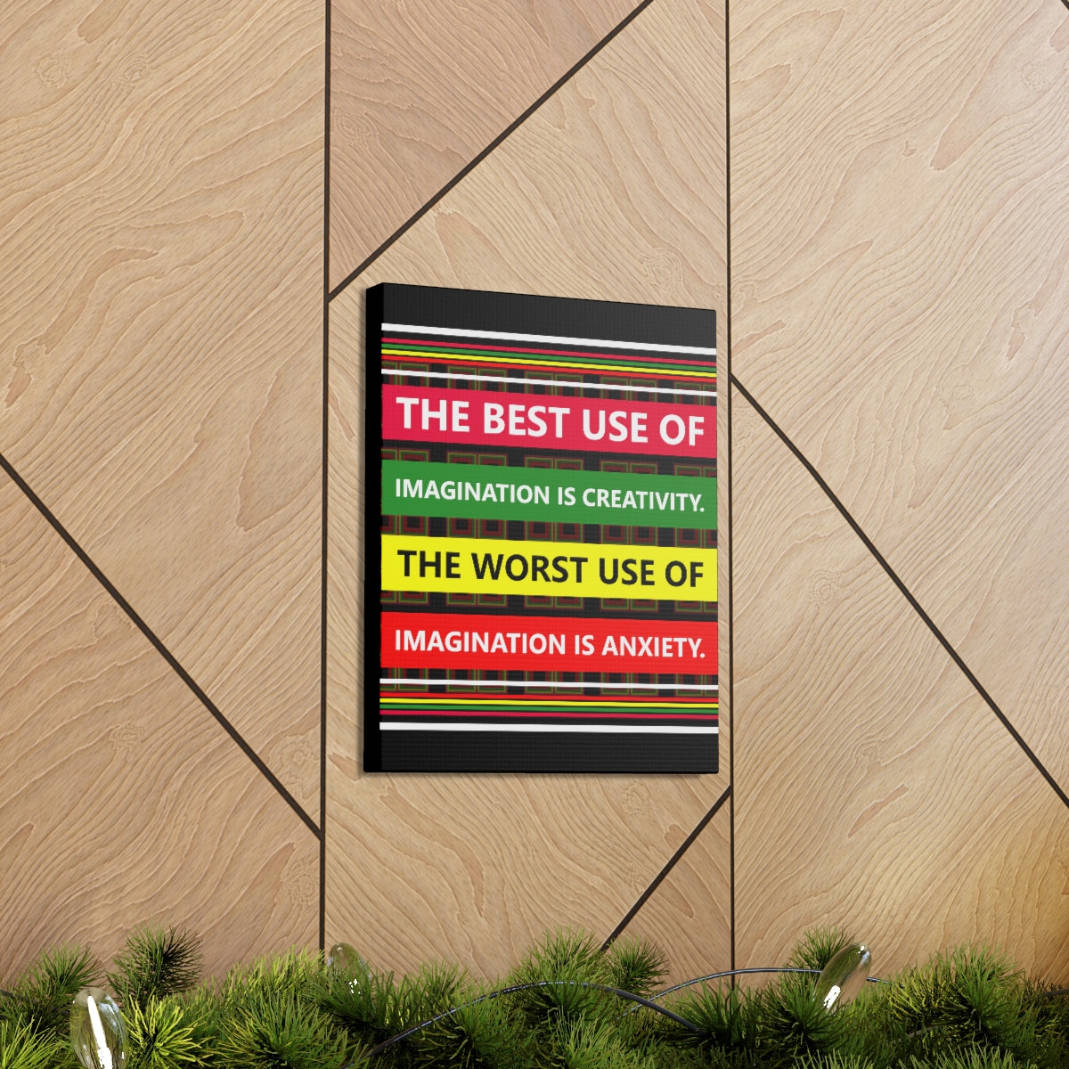 Scripture Walls Inspirational Wall Art Best Imagination Is Creativity Motivation Wall Decor for Home Office Gym Inspiring Success Quote Print Ready to Hang Unframed-Express Your Love Gifts