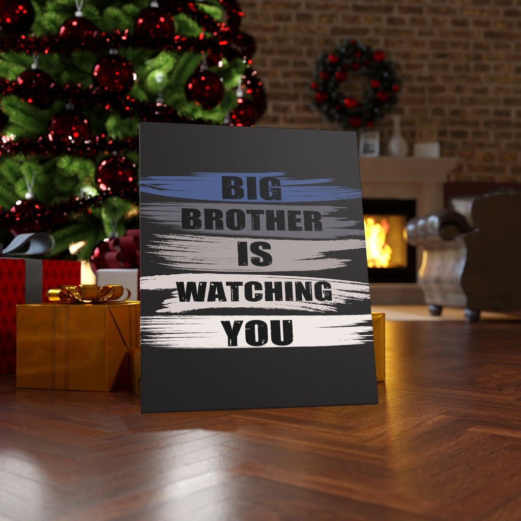 Scripture Walls Inspirational Wall Art Big Brother Is Watching Wall Art Motivation Wall Decor for Home Office Gym Inspiring Success Quote Print Ready to Hang Unframed-Express Your Love Gifts
