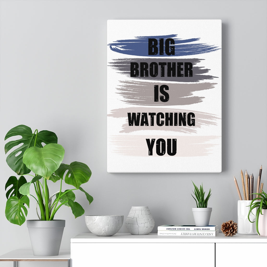 Scripture Walls Inspirational Wall Art Big Brother Is Watching You Wall Art Motivation Wall Decor for Home Office Gym Inspiring Success Quote Print Ready to Hang Unframed-Express Your Love Gifts