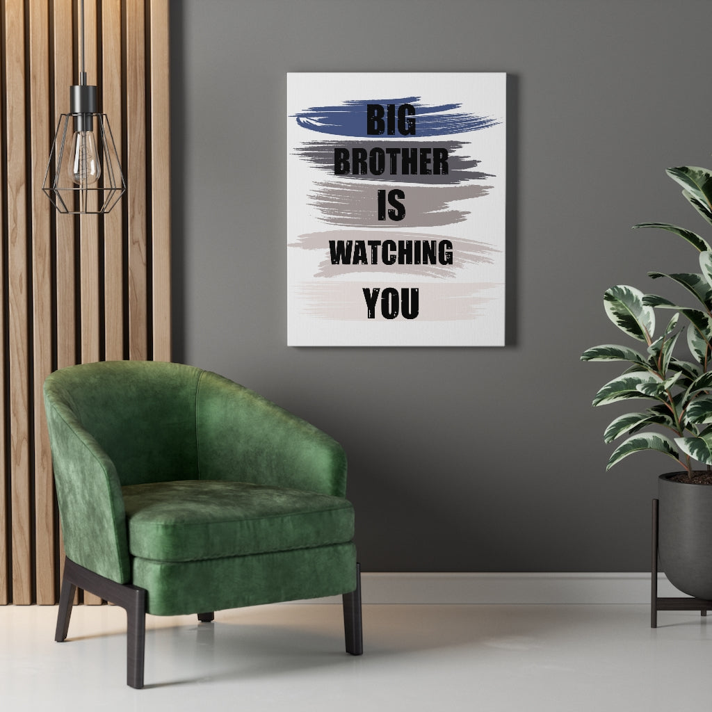 Scripture Walls Inspirational Wall Art Big Brother Is Watching You Wall Art Motivation Wall Decor for Home Office Gym Inspiring Success Quote Print Ready to Hang Unframed-Express Your Love Gifts
