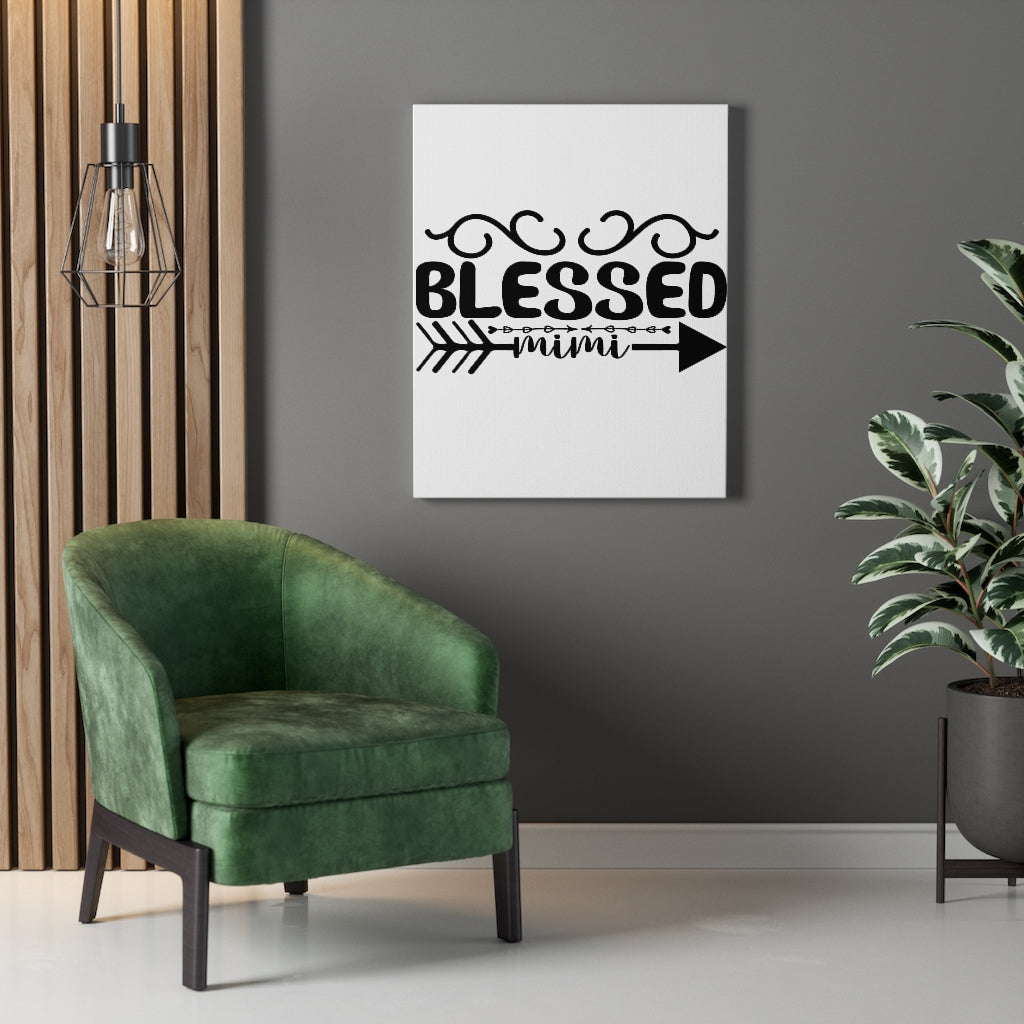 Scripture Walls Inspirational Wall Art Blessed Mimi Arrow Wall Art Motivation Wall Decor for Home Office Gym Inspiring Success Quote Print Ready to Hang Unframed-Express Your Love Gifts