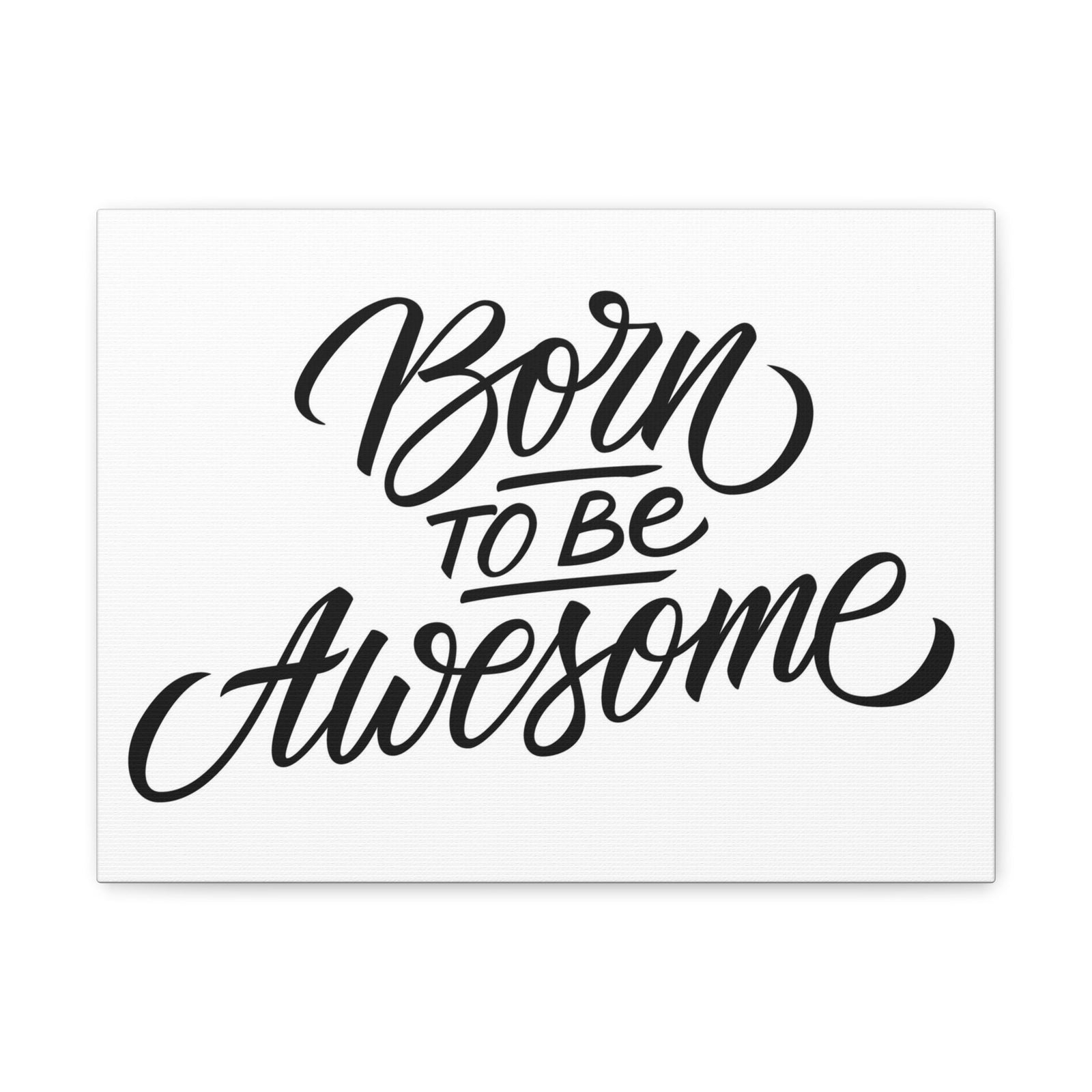Scripture Walls Inspirational Wall Art Born To Be Awesome Motivation Wall Decor for Home Office Gym Inspiring Success Quote Print Ready to Hang Unframed-Express Your Love Gifts
