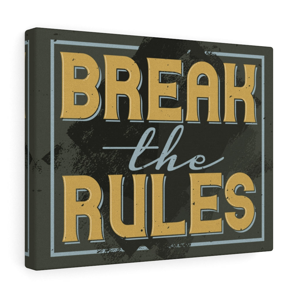 Scripture Walls Inspirational Wall Art Break The Rules Wall Art Motivational Motto Inspiring Prints Artwork Decor Ready to Hang Unframed-Express Your Love Gifts