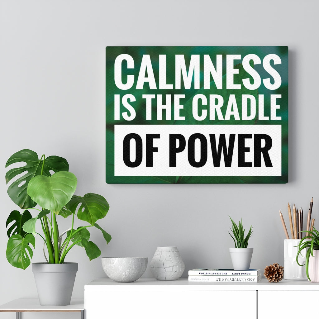 Scripture Walls Inspirational Wall Art Calmness Is The Cradle Of Power Motivational Print Ready to Hang Artwork Unframed-Express Your Love Gifts