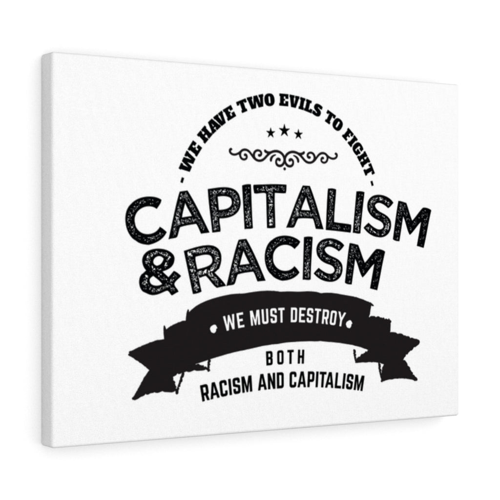 Scripture Walls Inspirational Wall Art Capitalism And Racism Wall Art Motivation Wall Decor for Home Office Gym Inspiring Success Quote Print Ready to Hang Unframed-Express Your Love Gifts