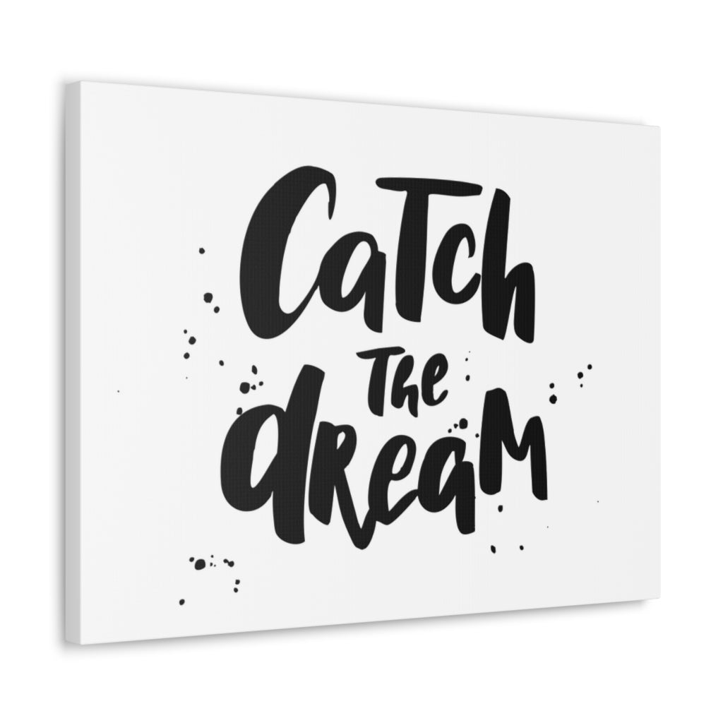 Scripture Walls Inspirational Wall Art Catch The Dream Motivation Wall Decor for Home Office Gym Inspiring Success Quote Print Ready to Hang Unframed-Express Your Love Gifts