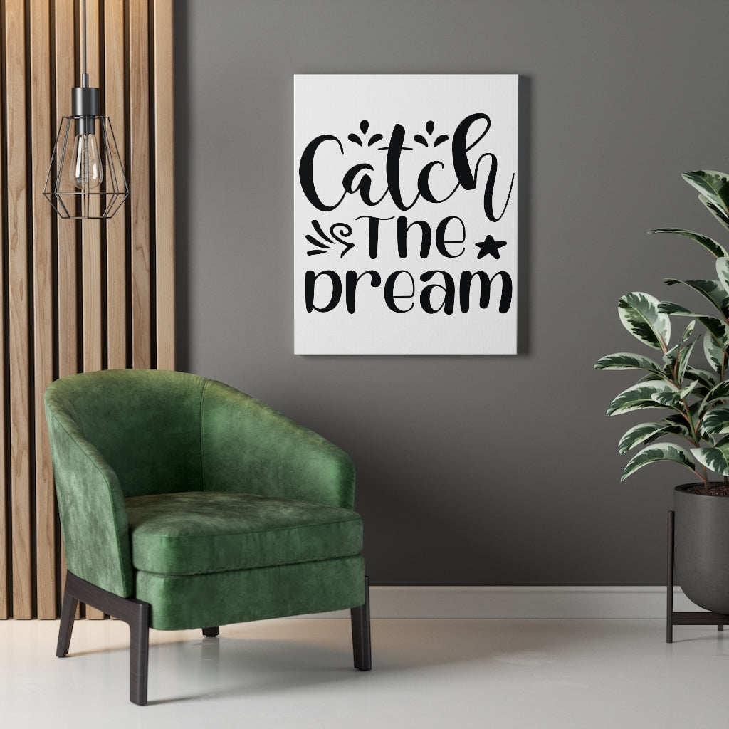 Scripture Walls Inspirational Wall Art Catch The Dream Wall Art Motivation Wall Decor for Home Office Gym Inspiring Success Quote Print Ready to Hang Unframed-Express Your Love Gifts